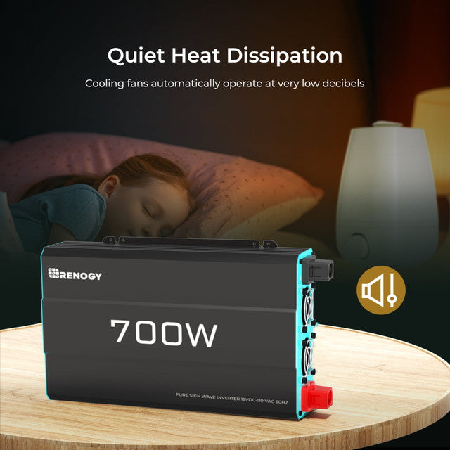 700W 12V Pure Sine Wave Inverter