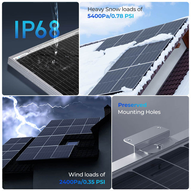 Bifacial 450 Watt Monocrystalline Solar Panel