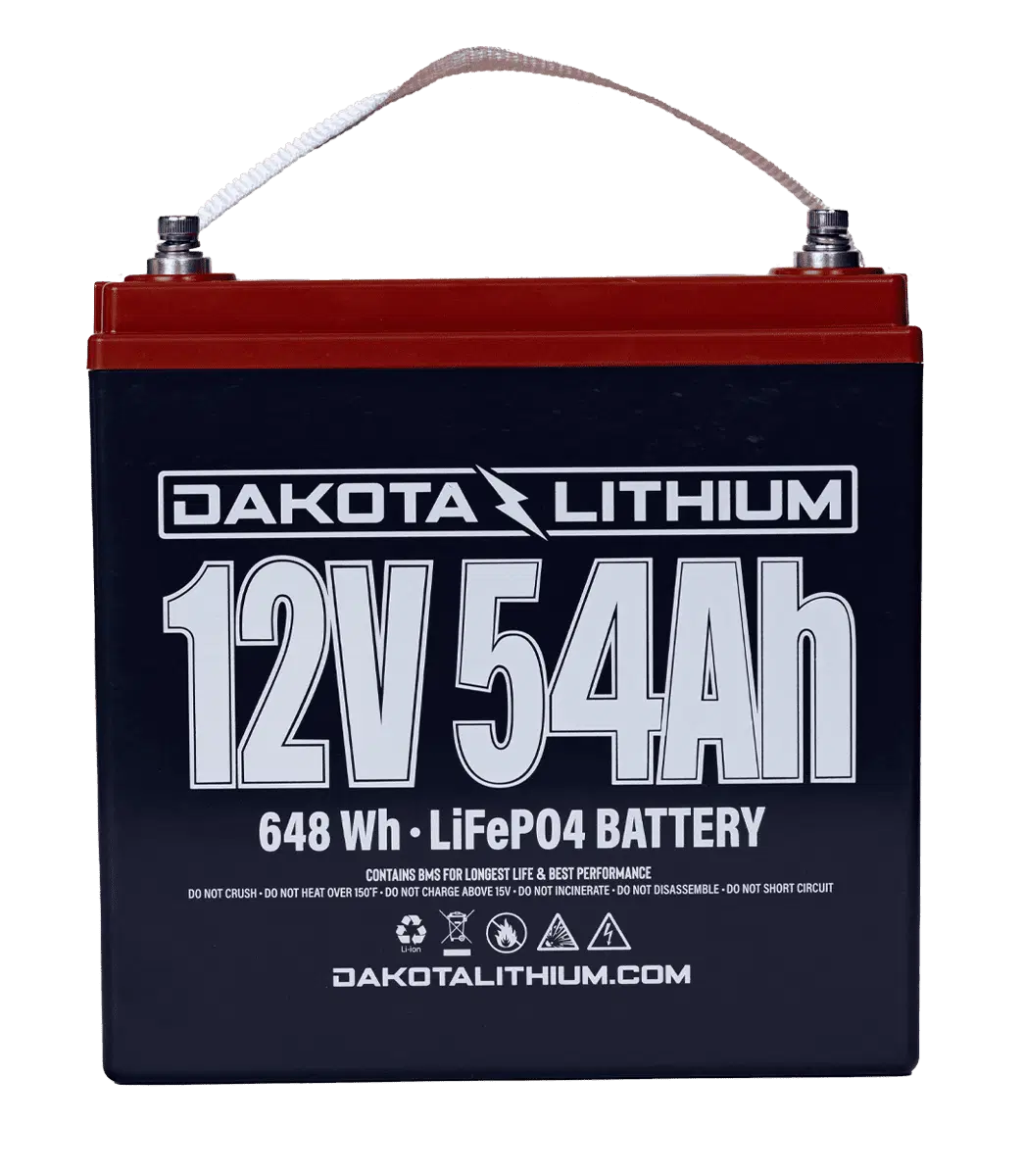 Dakota Lithium 12v 54Ah Deep Cycle LiFePO4 Battery