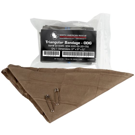 NAR triangular bandage for wound coverage