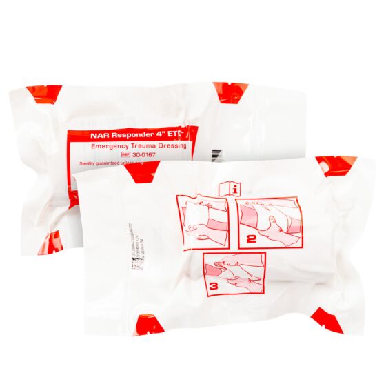 Rolled Responder Emergency Trauma Dressing