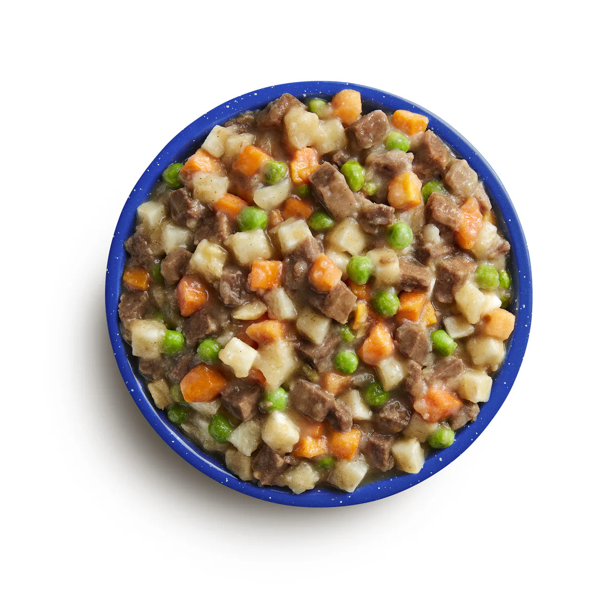 Prepared serving of Mountain House Beef Stew