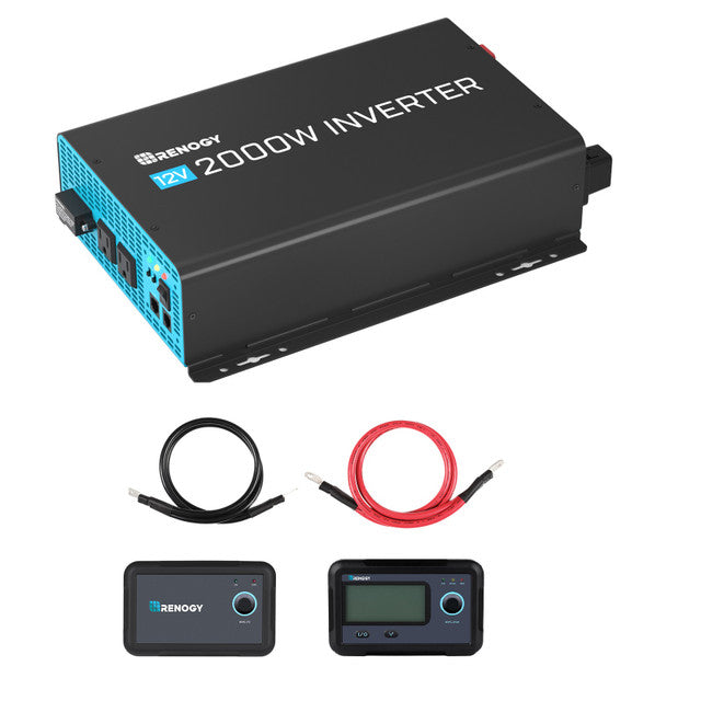 2000W 12V Pure Sine Wave Inverter with Power Saving Mode (New Edition)