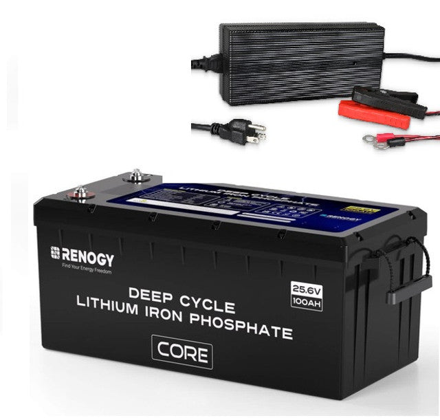 24V 100Ah Core Series Deep Cycle Lithium Iron Phosphate Battery