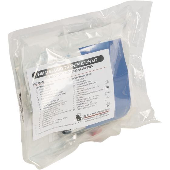 NAR Field Blood Transfusion Kit Complete donor and recipient modules