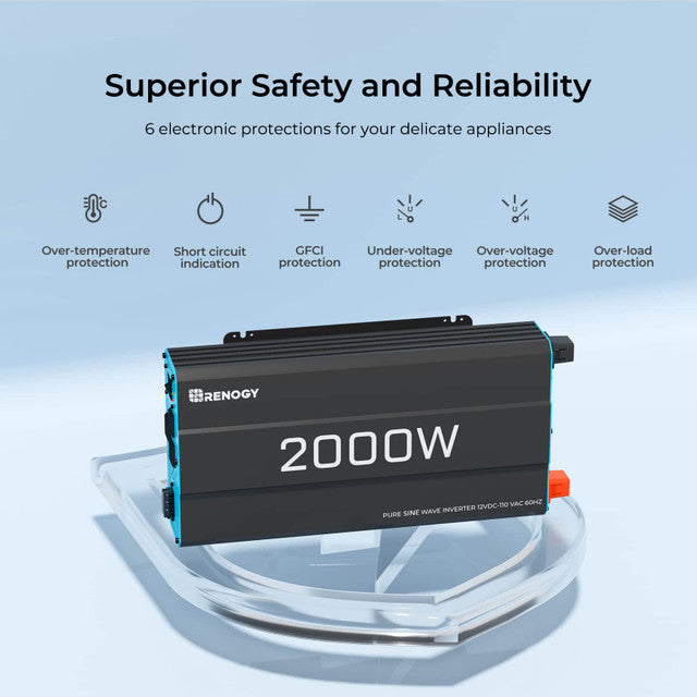 2000W 12V Pure Sine Wave Inverter