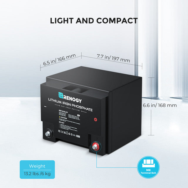 24V 25Ah Lithium Iron Phosphate Battery