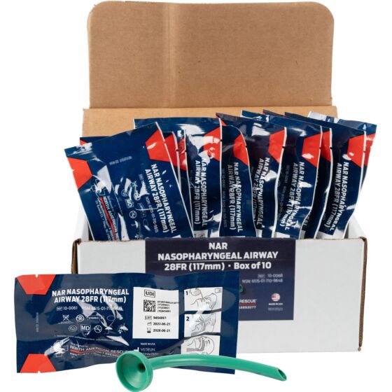 NAR Nasopharyngeal Airway - 28F (117mm) - Non-Lubricated