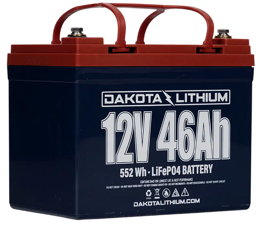 12V 46Ah Dakota Lithium U1 LiFePO4 Battery