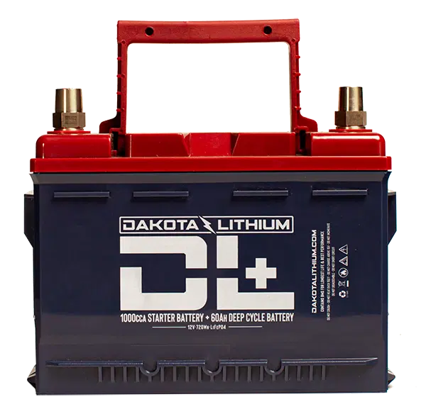 DL+ 12v 60Ah Dual Purpose 1000CCA Starter Battery Plus Deep Cycle Performance