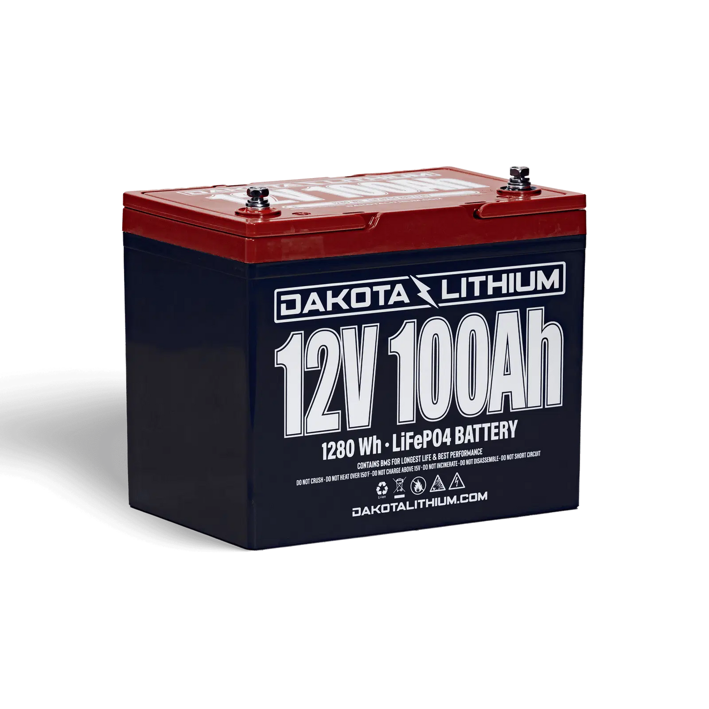Dakota Lithium 12v 100Ah Deep Cycle LiFePO4 Battery