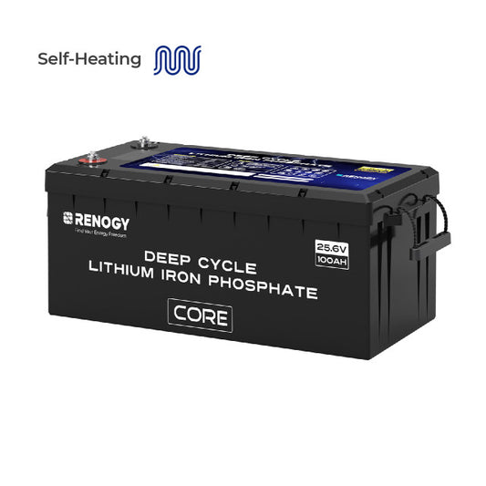 24V 100Ah Core Series Deep Cycle Lithium Iron Phosphate Battery