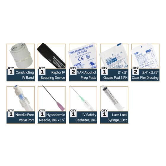 NAR Needleless Saline Lock Kit