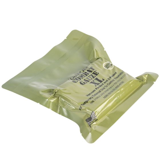 QuikClot Z-Fold Vacuum Packed Combat Gauze - XL
