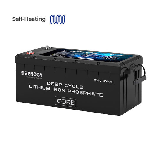 12V 300Ah Core Series Deep Cycle Lithium Iron Phosphate Battery w/Self-Heating