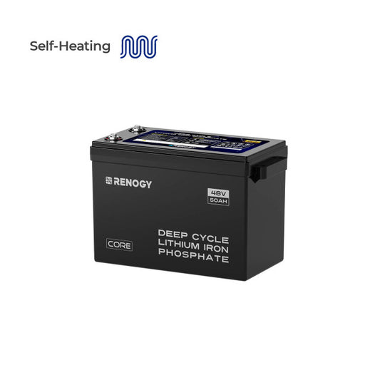 48V 50Ah Smart Lithium Iron Phosphate Battery w/Self-heating