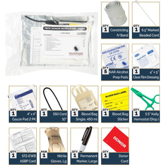 Field Blood Transfusion Kit - Basic (FBTK-B)