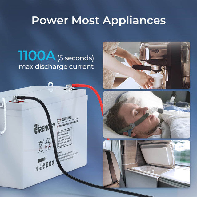 Deep Cycle AGM Battery 12 Volt 100Ah