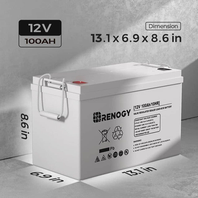 Deep Cycle AGM Battery 12 Volt 100Ah