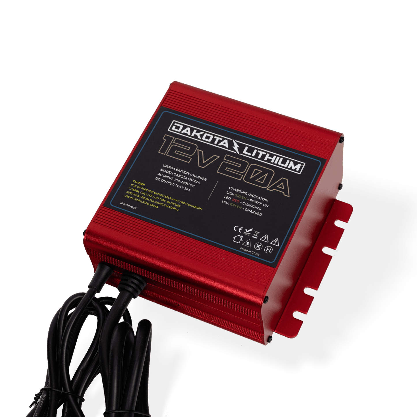 Ultra Fast 12V 20A Waterproof Lithium LiFePO4 Onboard Battery Charger
