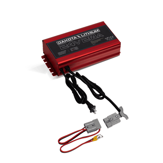 Ultra Fast 24V 20A Waterproof Dakota Lithium LiFePO4 Onboard Battery Charger