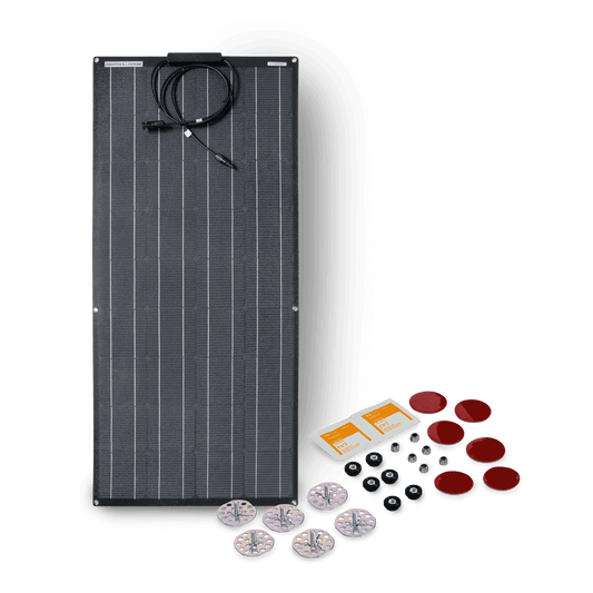 Dakota Lithium 100-Watt Flexible Marine Solar Panel Kit