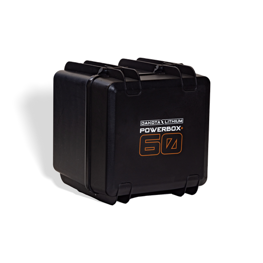 Powerbox+ 60 Waterproof Power Station, DL+ 12V 60Ah Battery Included