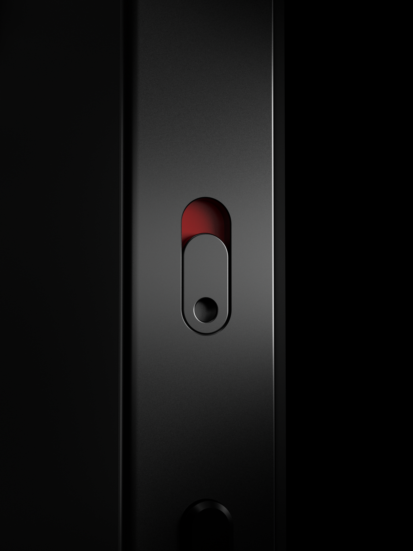 UP Phone side profile featuring hardware kill switch